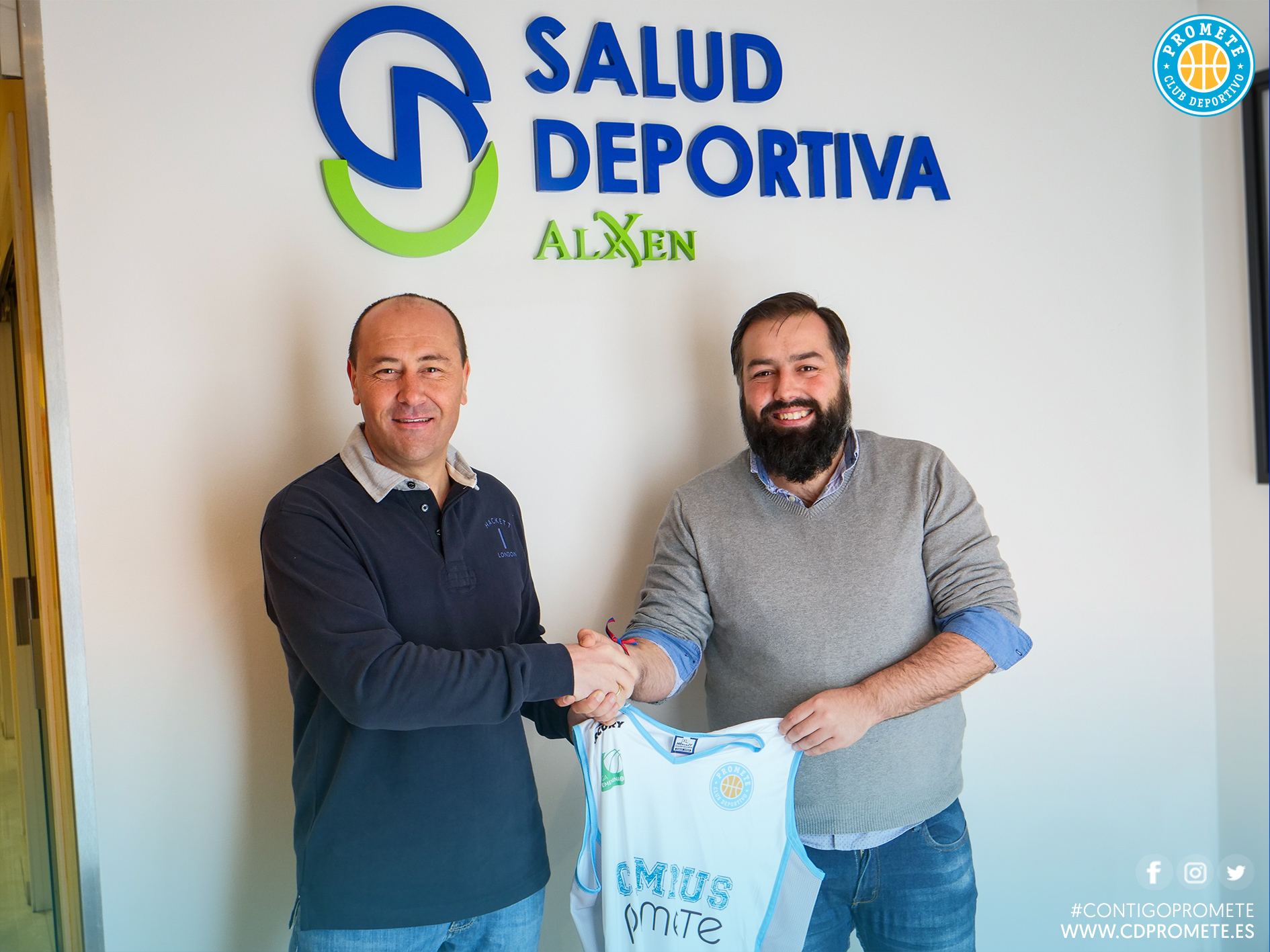 La Unidad de Salud Deportiva de la Clínica Alxen y Club Deportivo Promete unen sus caminos en la búsqueda de la excelencia deportiva