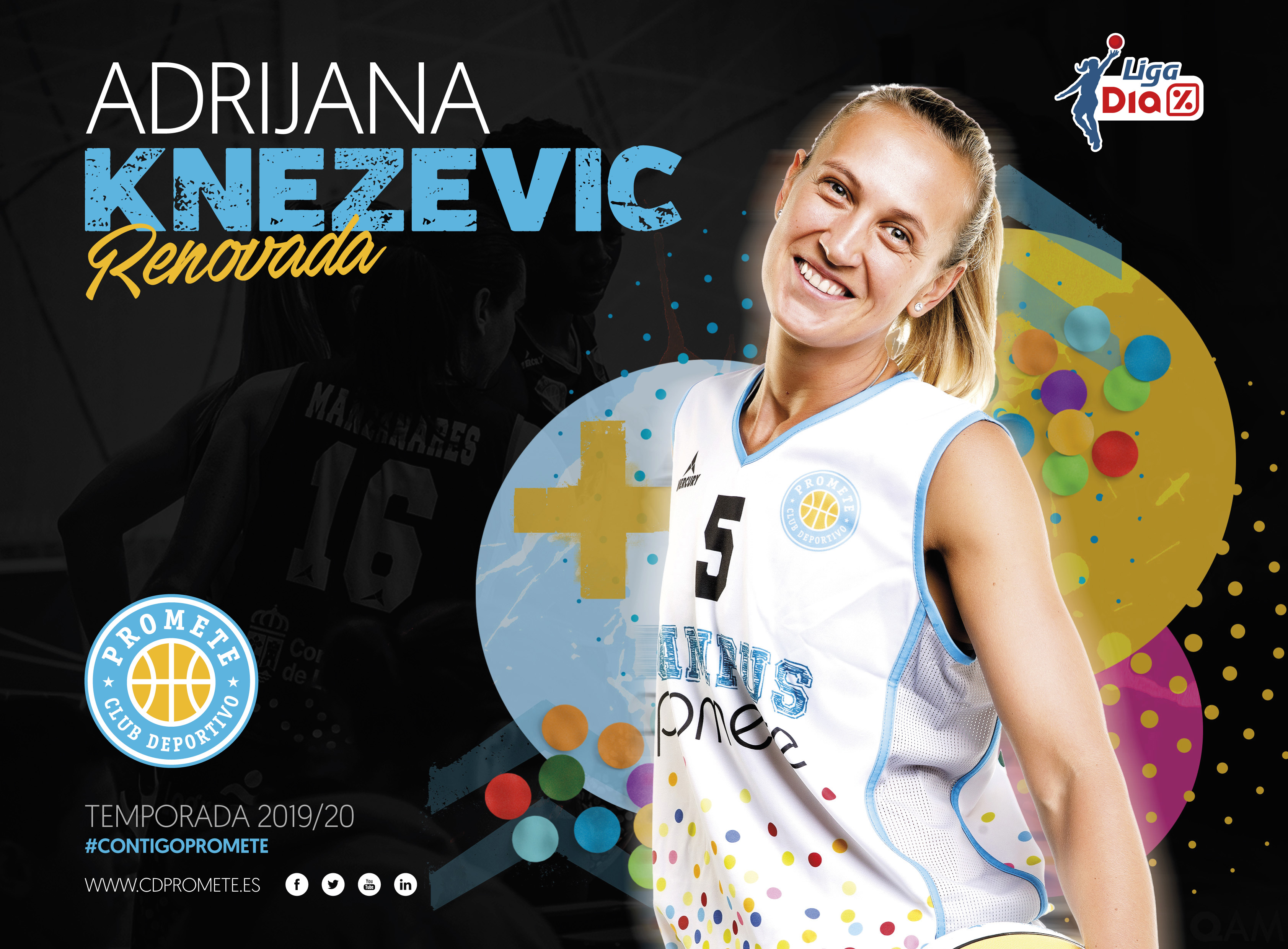 Adrijana Knezevic también regresa a Liga DIA con el Campus Promete