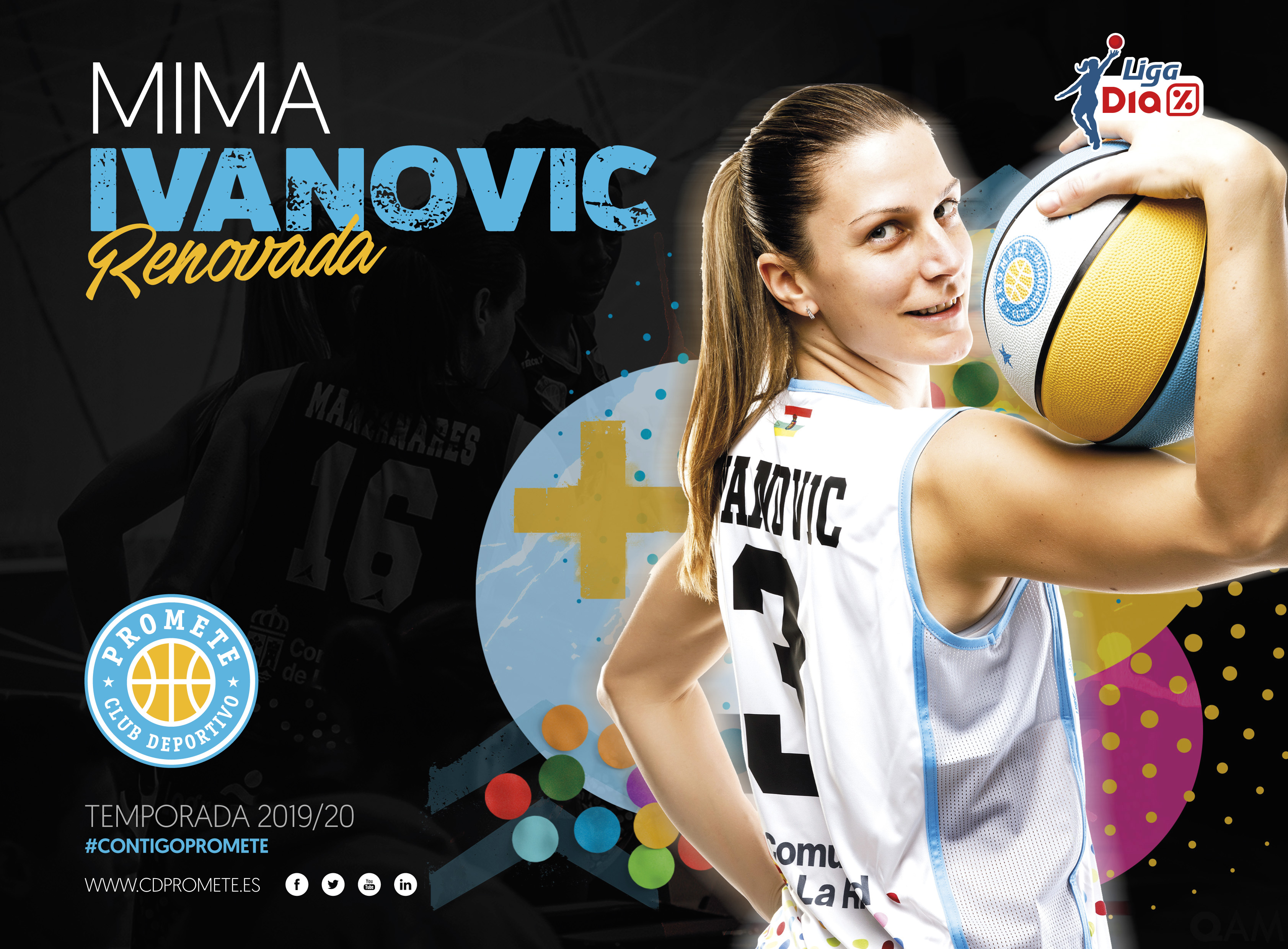 Mima Ivanovic seguirá anotando para el Campus Promete en Liga DIA