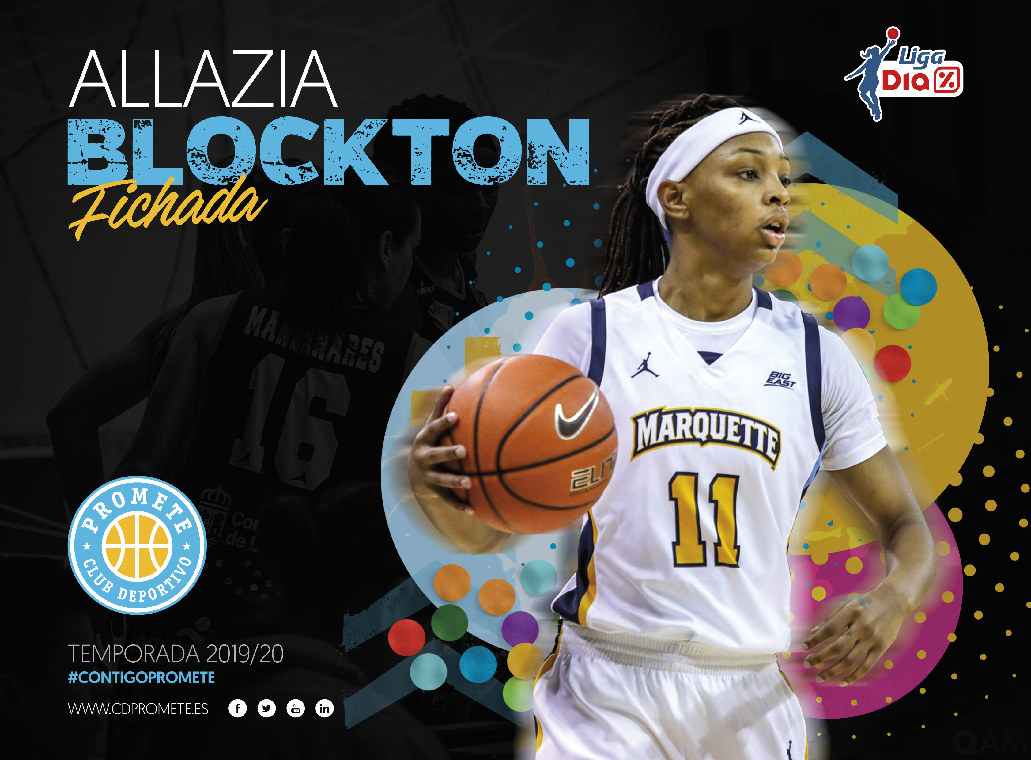 El Campus Promete completa su perímetro con Allazia Blockton, referente en la NCAA