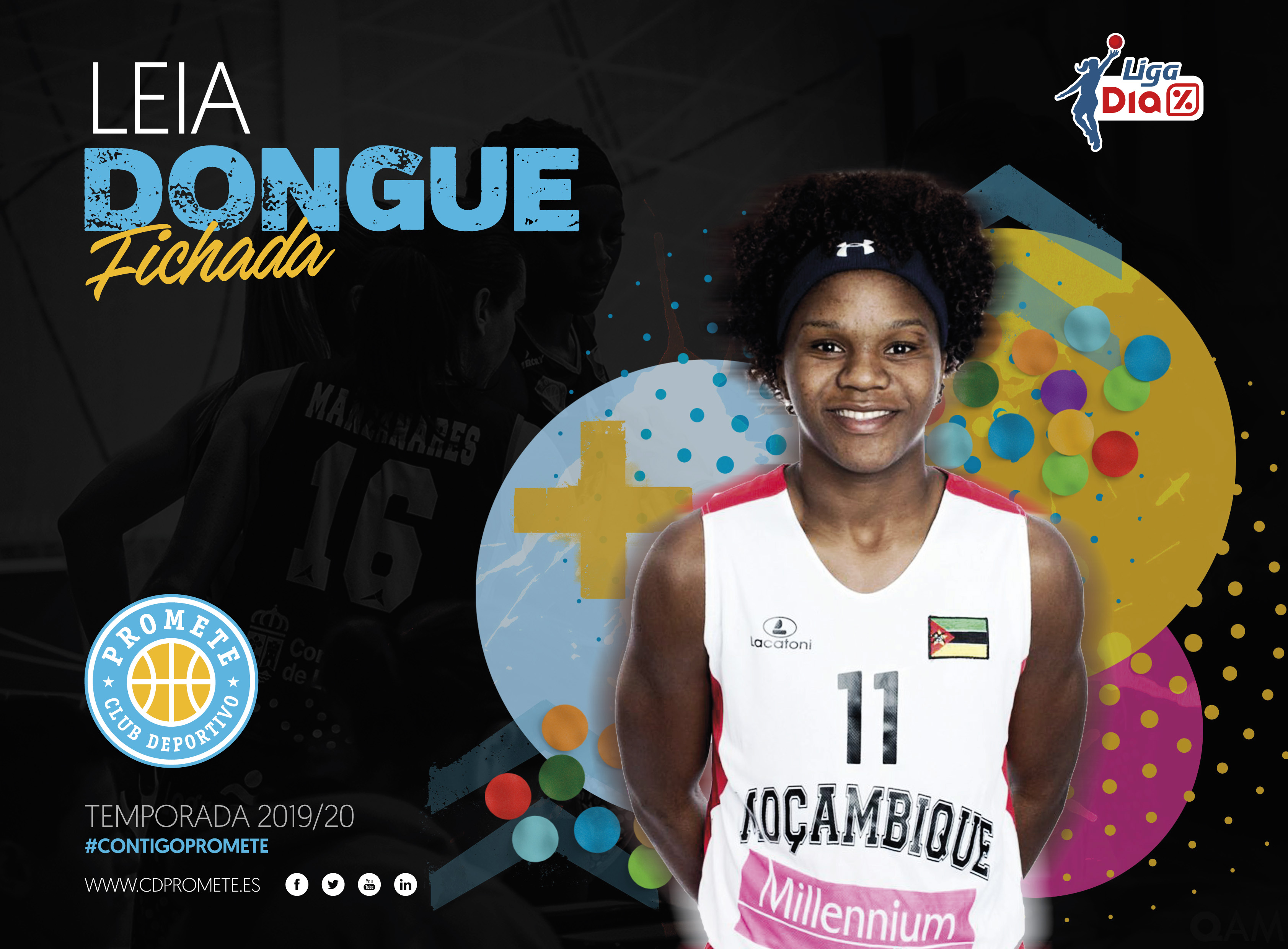 Leia Dongue, campeona de Liga DIA, cierra la plantilla del Campus Promete
